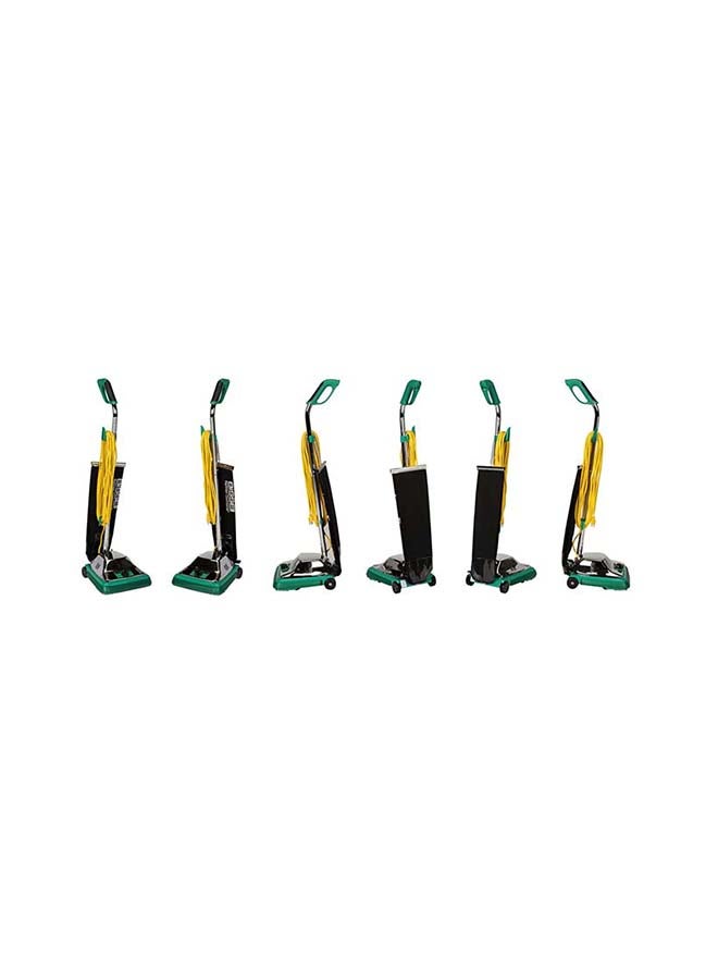 BigGreen Commercial ProShake Comfort Grip Handle Upright Vacuum with Magnet 6.8 L 870 W BG101 Black/Green/Silver