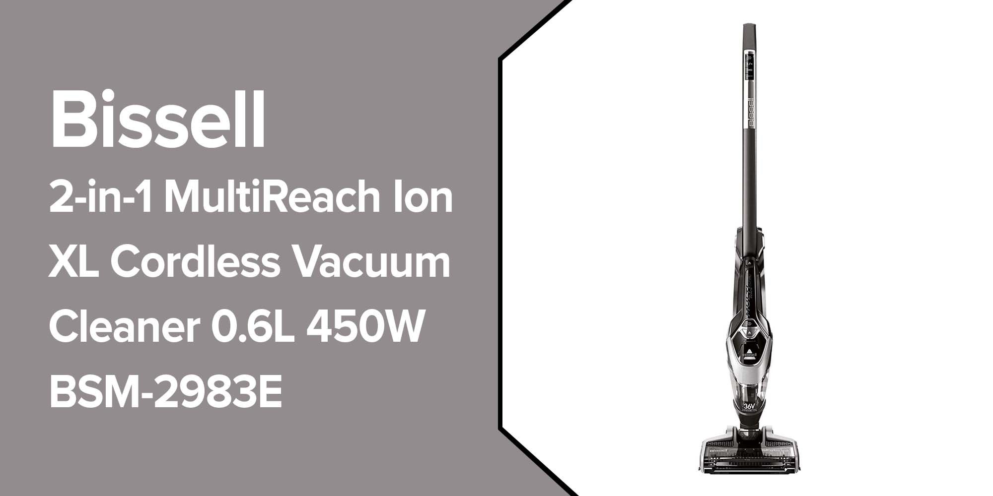 Multireach Ion XL 36V Cordless Vacuum 0.6 L BSM-2983E Matte Black