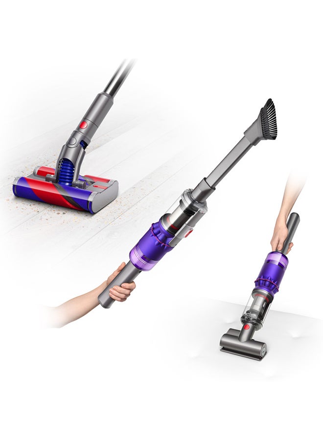 Cordless Omniglide Stick Vacuum Cleaner 0.2L 225 W SV19 Purple/Silver/Red