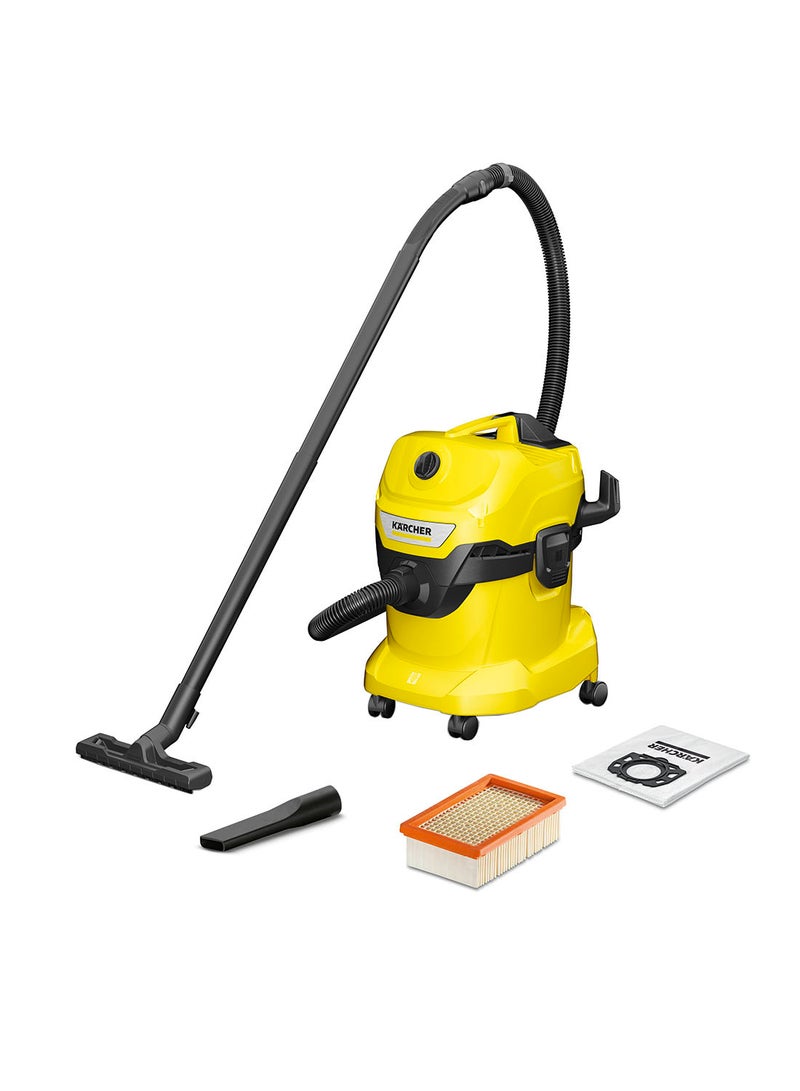 Wet And Dry Vacuum WD 4 V-20/5/22 20 L 1000 W 16282030 Yellow/black