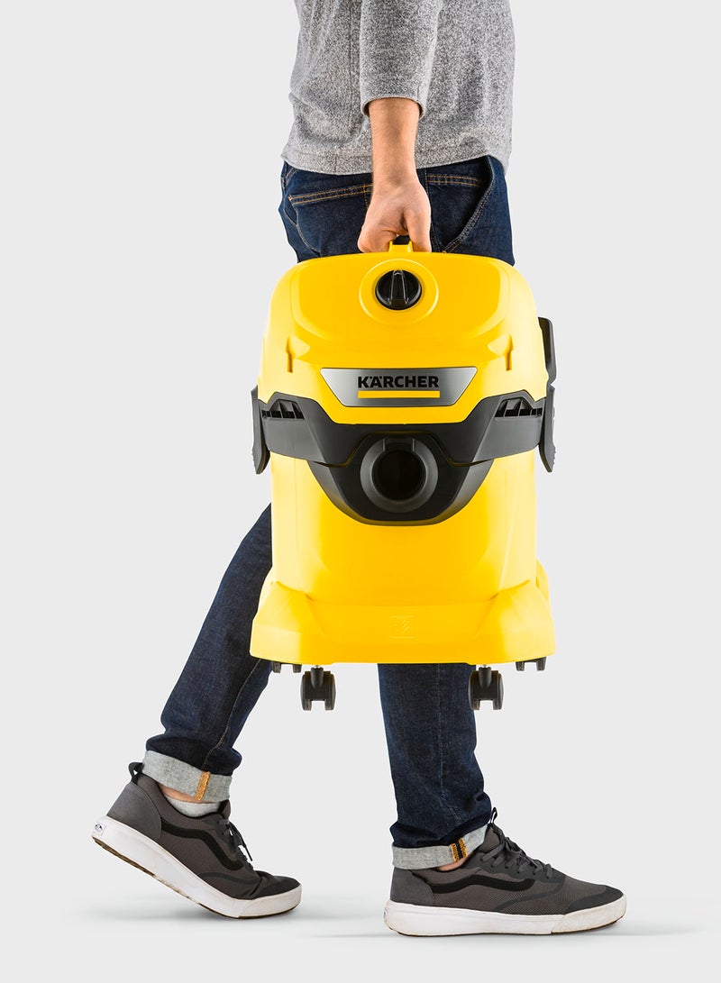 Wet And Dry Vacuum WD 4 V-20/5/22 20 L 1000 W 16282030 Yellow/black