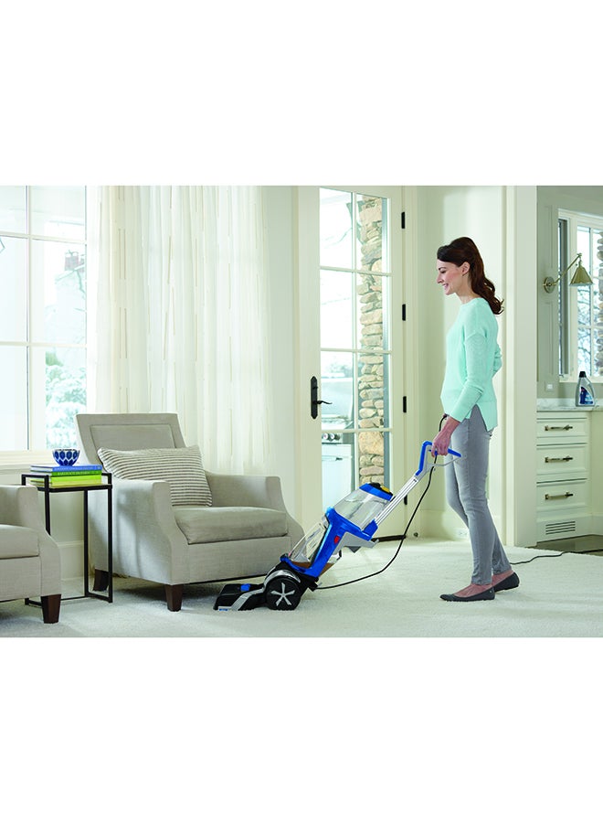 Upright Carpet Washer ProHeat 2x Revolution Deep Cleaner: TurboStrength Motor Technology, Max Clean Mode, Express Clean Mode, Heatwave Technology, Dual DirtLifter Powerbrushes 3.7 L 800 W 1858E Mambo Blue