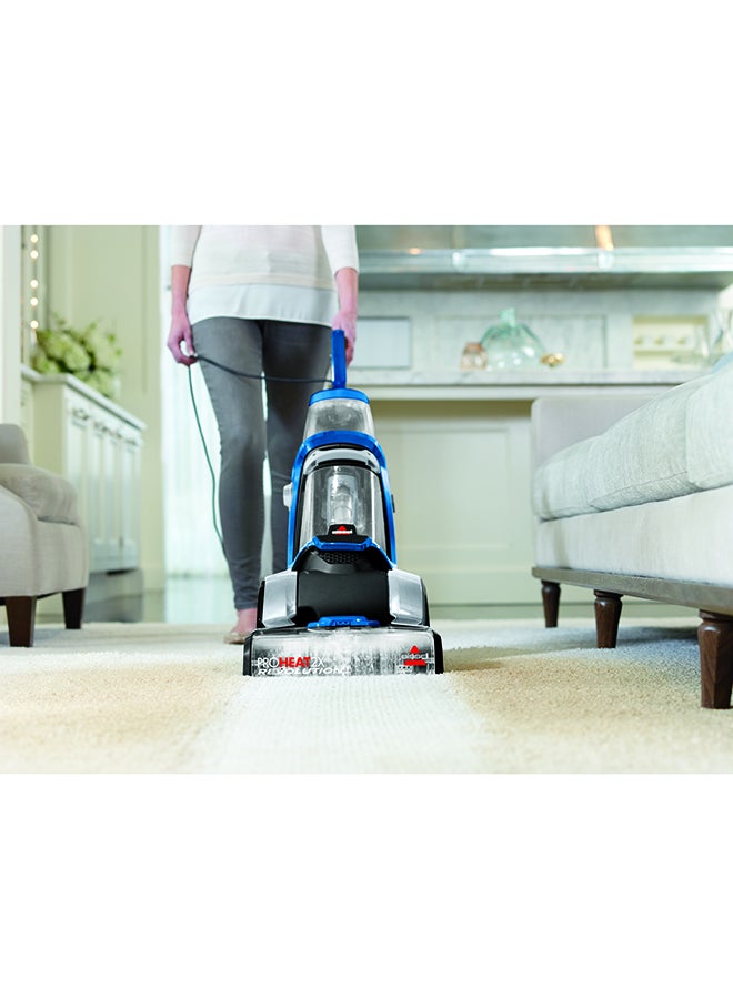 Upright Carpet Washer ProHeat 2x Revolution Deep Cleaner: TurboStrength Motor Technology, Max Clean Mode, Express Clean Mode, Heatwave Technology, Dual DirtLifter Powerbrushes 3.7 L 800 W 1858E Mambo Blue