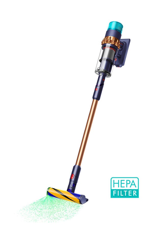 Gen5detect Absolute most advance Cordless Vacuum technology with suction power of 262AW,up to 70 min run time, 4.5 hrs charging time, advance hepa Filtration 0.76 L 1.2 W Gen5detect Absolute prussian blue and copper