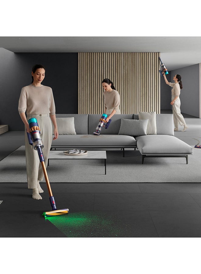 Gen5detect Absolute most advance Cordless Vacuum technology with suction power of 262AW,up to 70 min run time, 4.5 hrs charging time, advance hepa Filtration 0.76 L 1.2 W Gen5detect Absolute prussian blue and copper