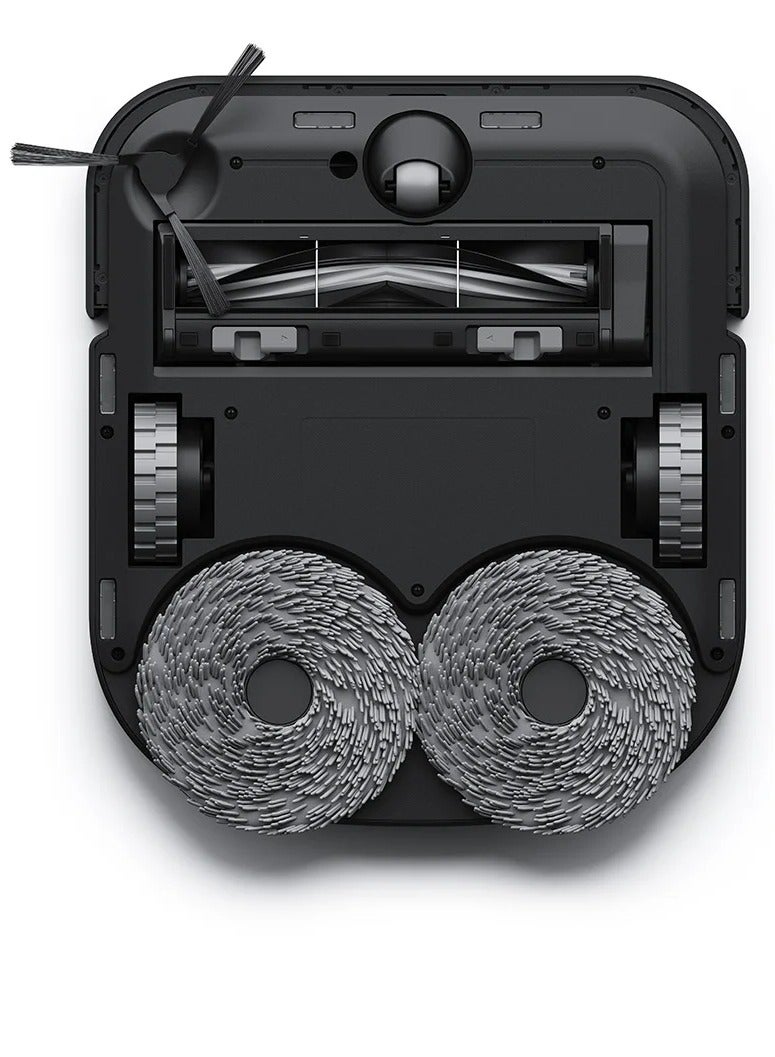 Deebot X2 Omni Wet and Dry Robot Vacuum Cleaner and Mop with Auto Empty and Auto Clean Station, Powerful 8000Pa Suction with 15mm Auto Lift Mopping, LIDAR and Hot Water Mop Washing 4 L 45 W X2 OMNI Black