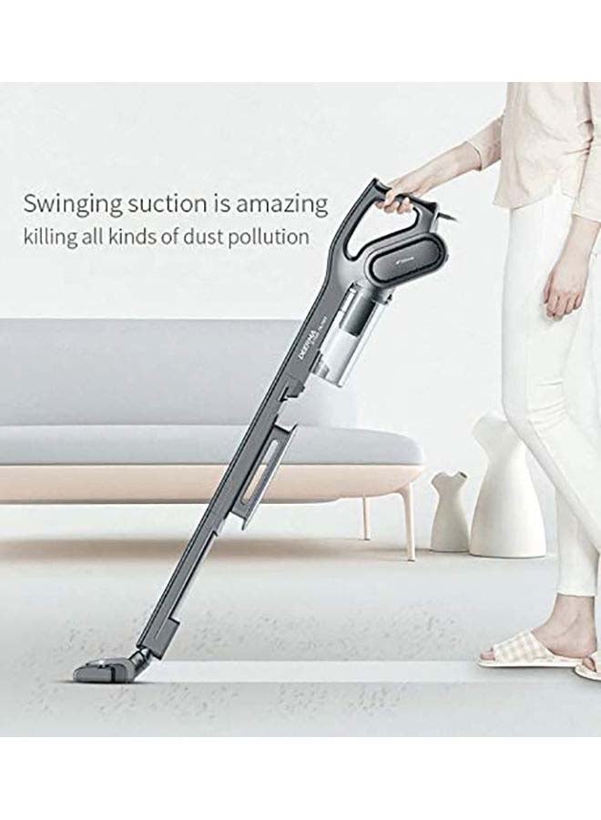 Handheld and Upright 2-In-1  Vacuum Cleaner with HEPA Filter, Ergonomic Handle, Low Noise For Quite Cleaning 1 L 600 W DEM-DX700S Black