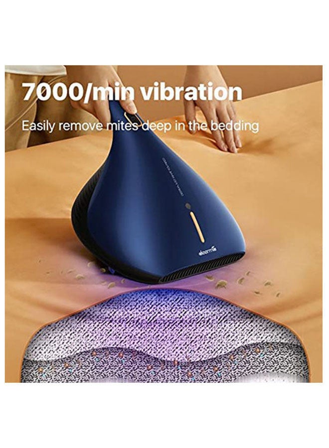 Lightweight Handheld Dust Mite Vacuum Cleaner Powerful Capacity  with UV Sterilization Controller For Bed & Sofa CM818 Blue 0.2 L 450 kW CM818 Blue