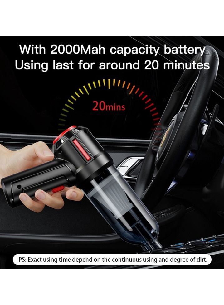 Wireless Portable Mini Vacuum Cleaner With Accessories