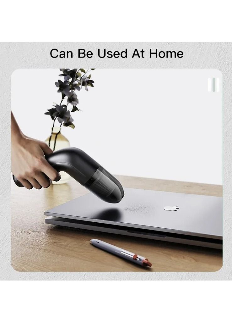 Portable Cordless Handheld Vacuum Cleaner, 6000PA Strong Suction, 60W Rechargable, Dry Use
