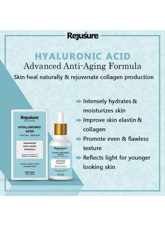 Hyaluronic Acid Facial Serum Advance Anti Aging Hydration 30 Ml (Pack Of 2)