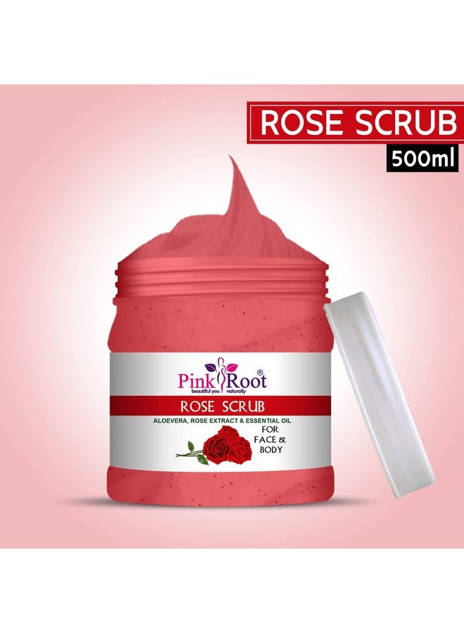 Rose Exfoliating Facial Scrub Will Soothe Your Skin And Leave A Glowing Complexion 500Ml