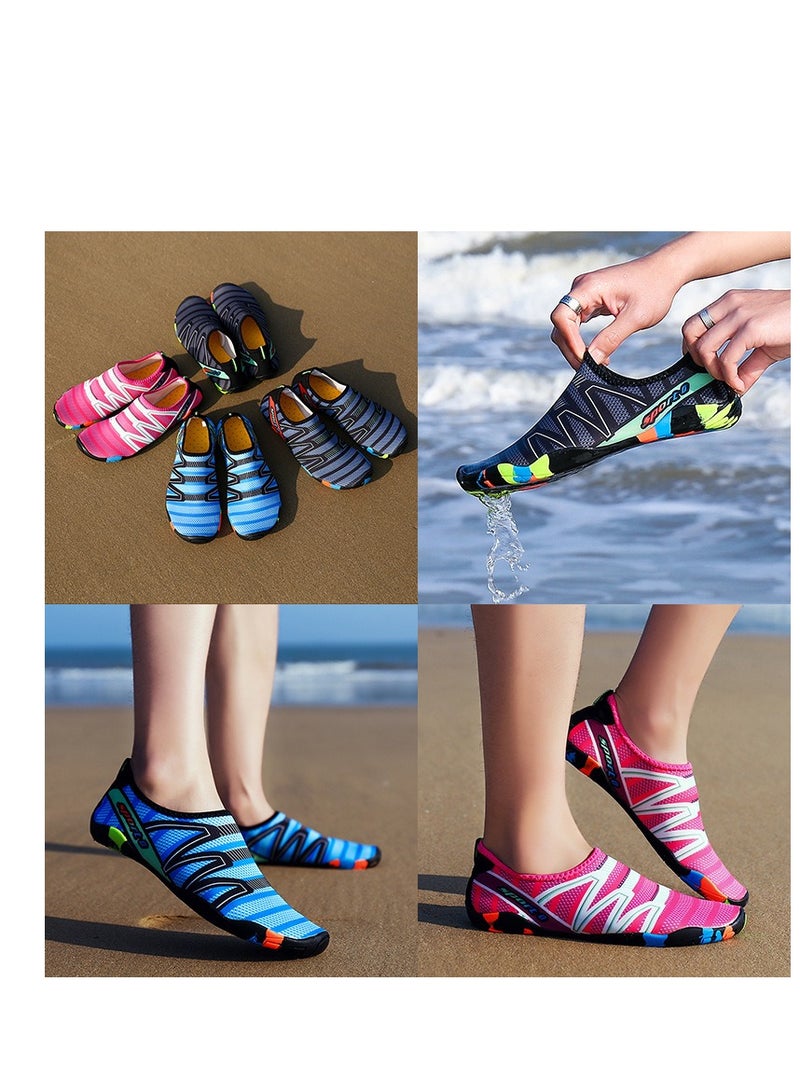 Water Shoes Beach Shoes Boys Lightweight Breathable Quick-Dry Non-Slip Aqua Shoes for Snorkeling Swimming Surfing Kayaking Beach Pool Water Parkfor Women Men Kids