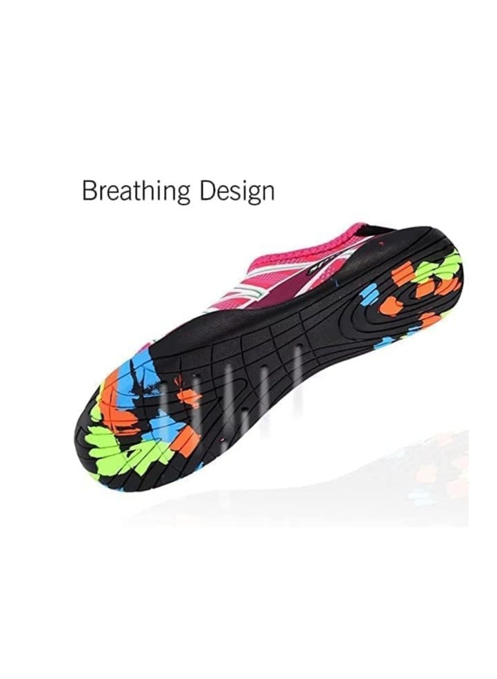 Water Shoes Beach Shoes Boys Lightweight Breathable Quick-Dry Non-Slip Aqua Shoes for Snorkeling Swimming Surfing Kayaking Beach Pool Water Parkfor Women Men Kids