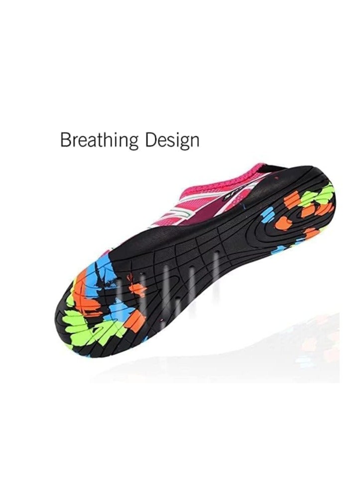 Water Shoes Beach Shoes Boys Lightweight Breathable Quick-Dry Non-Slip Aqua Shoes for Snorkeling Swimming Surfing Kayaking Beach Pool Water Parkfor Women Men Kids