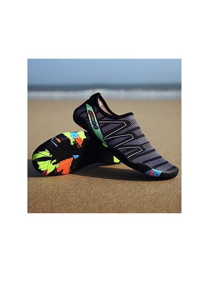 Water Shoes Beach Shoes Boys Lightweight Breathable Quick-Dry Non-Slip Aqua Shoes for Snorkeling Swimming Surfing Kayaking Beach Pool Water Parkfor Women Men Kids