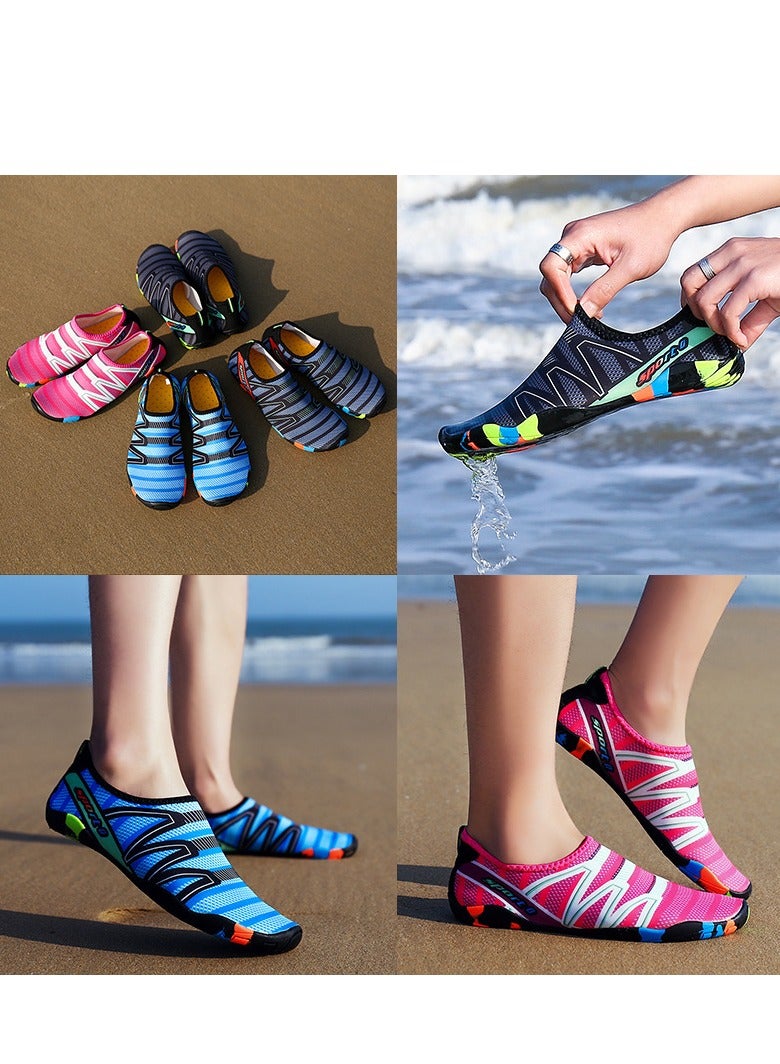 Water Shoes Beach Shoes Boys Lightweight Breathable Quick-Dry Non-Slip Aqua Shoes for Snorkeling Swimming Surfing Kayaking Beach Pool Water Parkfor Women Men Kids