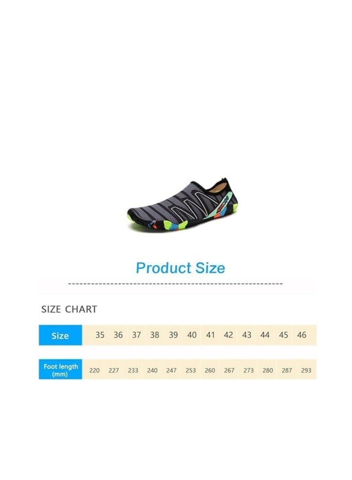 Water Shoes Beach Shoes Boys Lightweight Breathable Quick-Dry Non-Slip Aqua Shoes for Snorkeling Swimming Surfing Kayaking Beach Pool Water Parkfor Women Men Kids