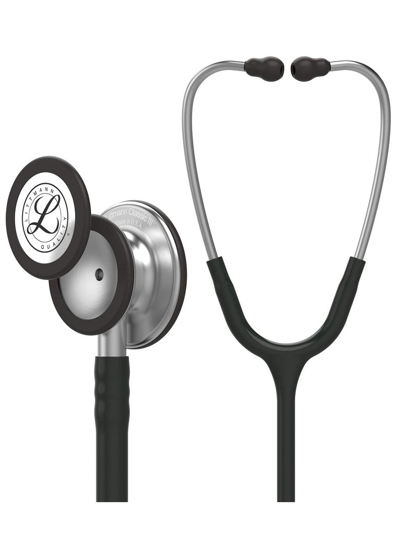 3M Littmann 5620 Classic III Monitoring Stethoscope Dual Head Design with Tunable Diaphragms for Adult Pediatric Use Chestpiece Durable Tubing High Acoustic Sensitivity for Accurate Diagnosis