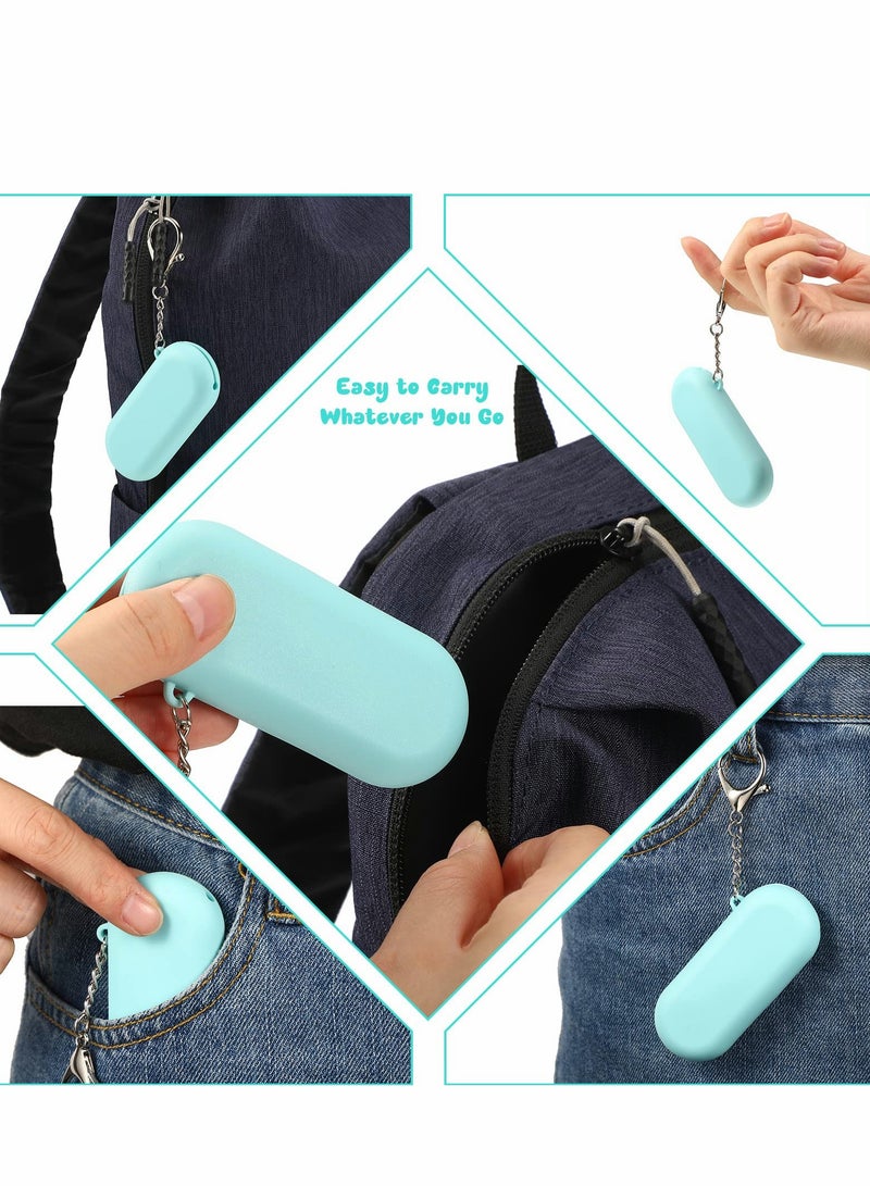 Portable Silicone Straws Set - 4 Reusable Foldable Straws with Case for Hot & Cold Drinks, Perfect for Travel & Parties