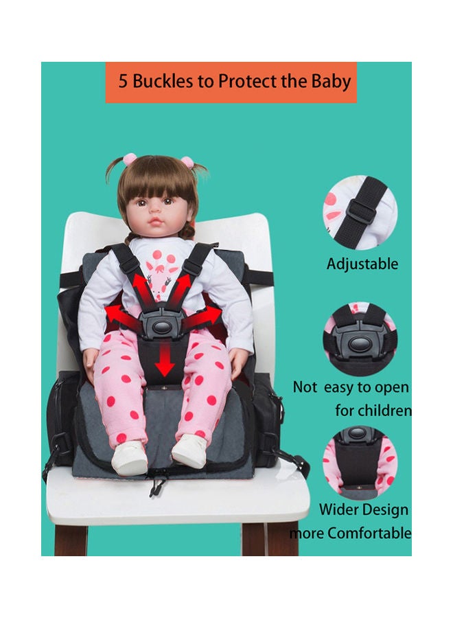 2 In 1 Diaper Bag With Booster Seat
