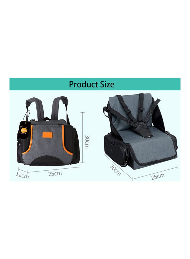 2 In 1 Diaper Bag With Booster Seat