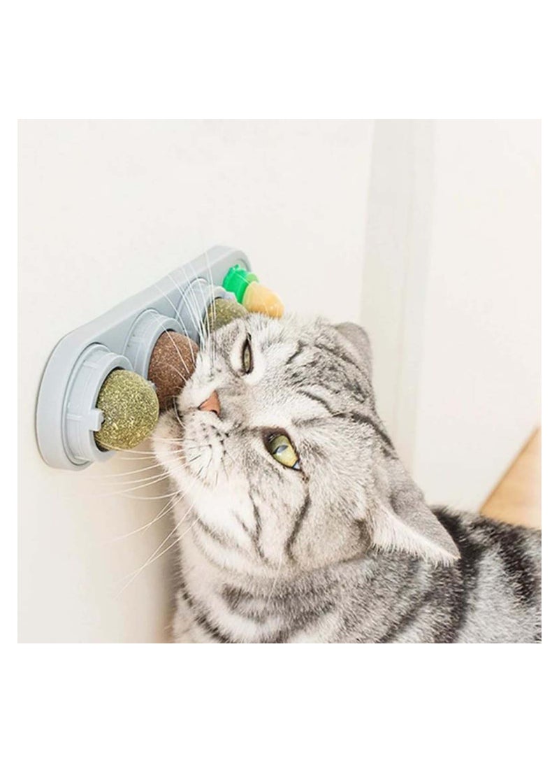 Catnip Licking Toy for Cats - Suction Molar Treat Dispenser for Dental Health