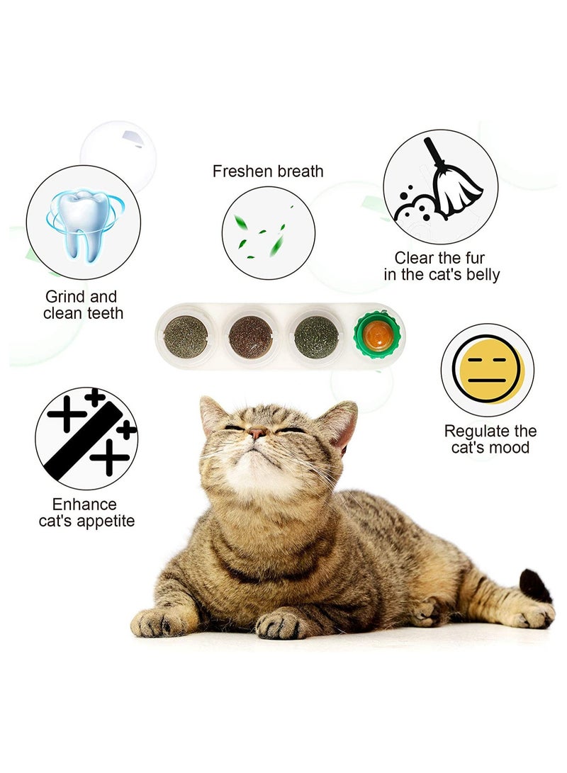 Catnip Licking Toy for Cats - Suction Molar Treat Dispenser for Dental Health