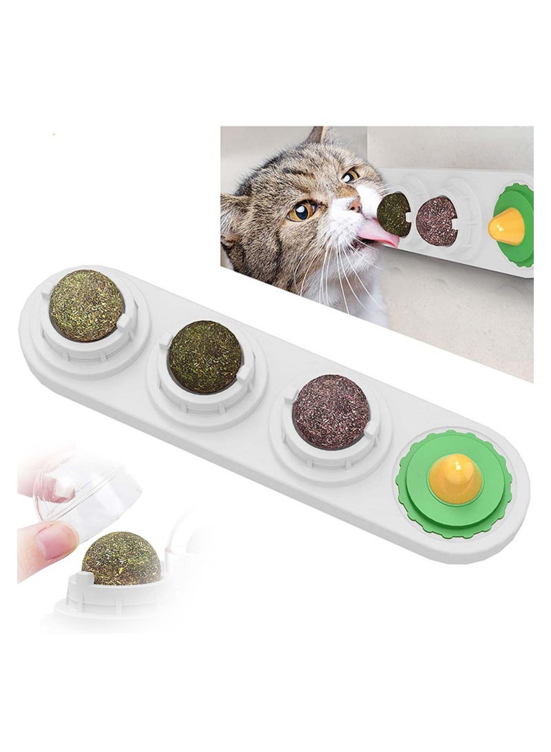 Catnip Licking Toy for Cats - Suction Molar Treat Dispenser for Dental Health