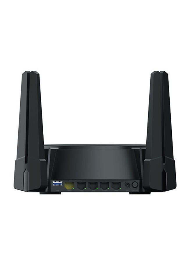DIR-X6080Z AX6000 Multi Gigabit Dual-Band Wi-Fi 6 Router, Next-Gen 6000Mbps Speeds, Wi-Fi speeds of 6.0 Gbps, OFDMA and MU-MIMO, 2.5G Multi-Gigabit Port; 1× 2.5 Gbps WAN + 1× 2.5 Gbps LAN 3× Gigabit LAN ports + 1× USB 3.0 port, Beamforming, eight antennas, Extreme powerful Quad-Core CPUs at 2.0GHz, support Easy mesh Black