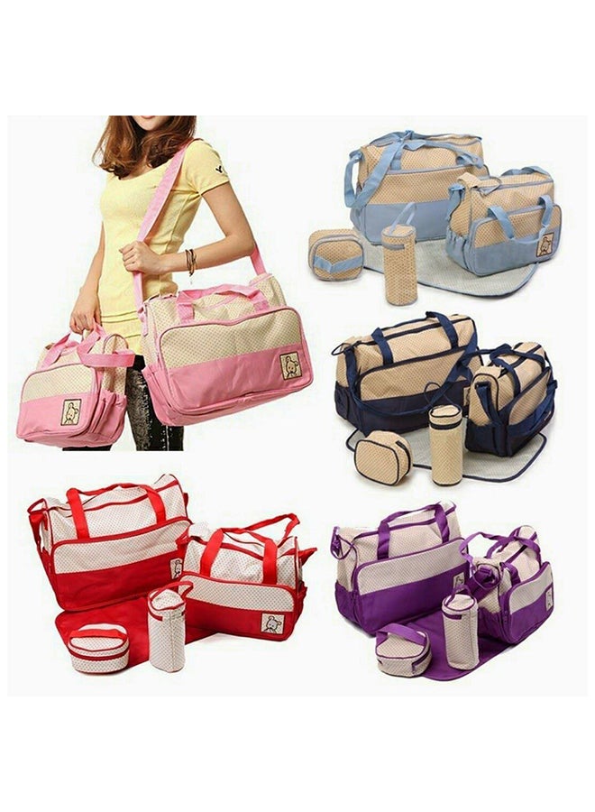 Set Of 5 Multifunctional Diaper Bag