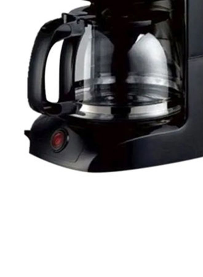 Electric Liquid Filter Coffee Machine 600.0 ml 650.0 W 830 Black/Clear/Silver