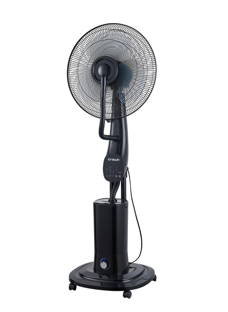 16-Inch Misting Fan: Stay Cool With Water Tank, 200ml/h Mist Capacity, And Remote Control 3.3 L 90 W MF-399 Black