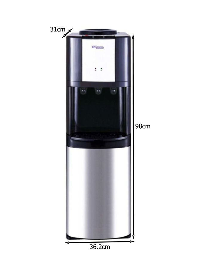Water Dispenser With Spacious Cabinet 10L SGL2271 Silver/Black