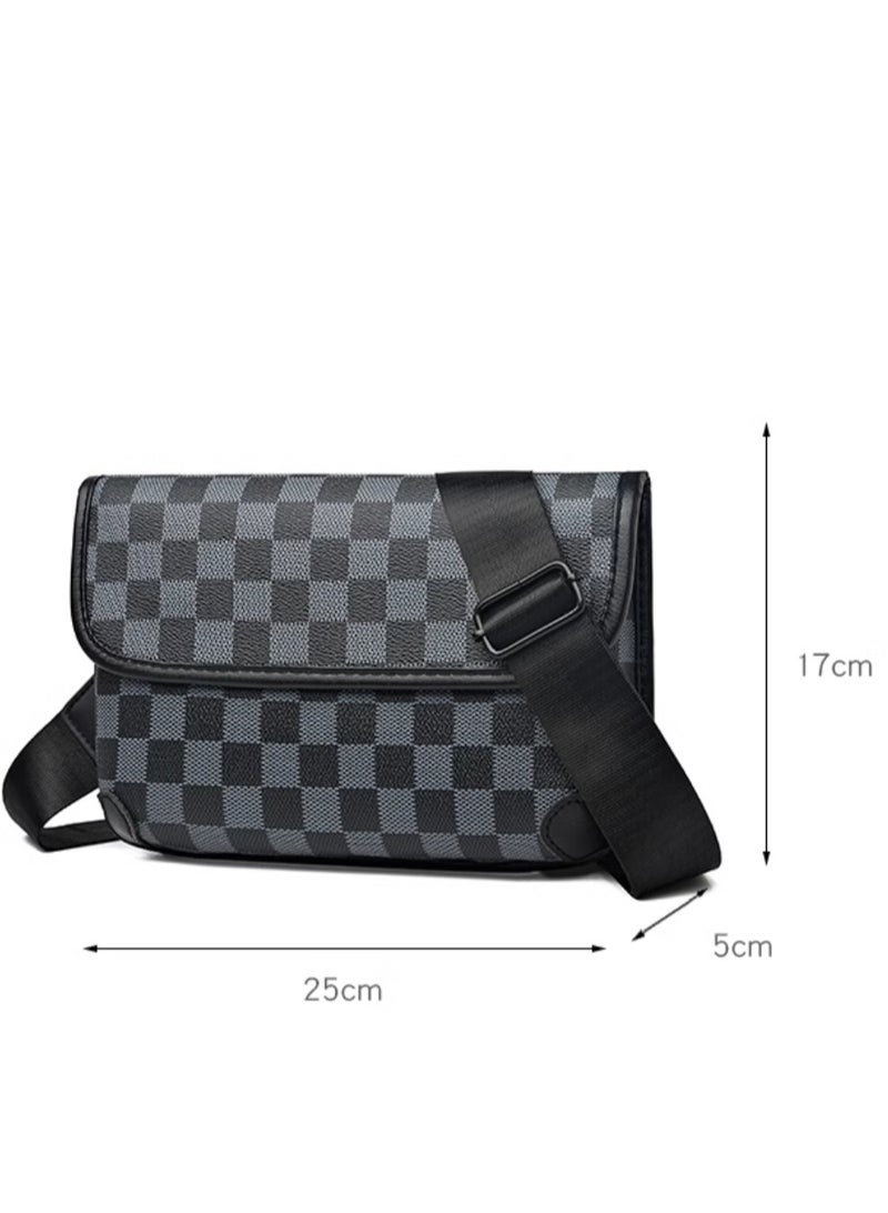 Men's multifunctional crossbody bag, men's shoulder bag, trend casual commuter men's bag