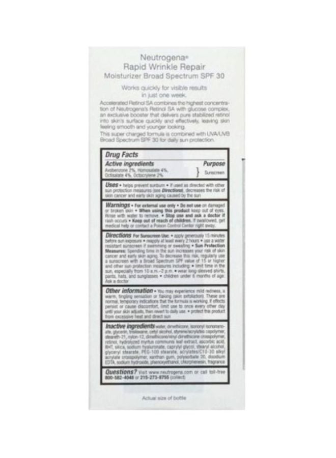 3-Piece Rapid Wrinkle Repair Daily Face Moisturizer With SPF 30