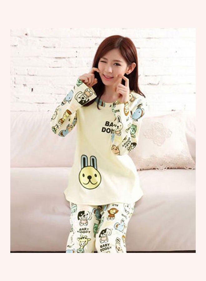 Long Sleeves Pajama Set Multicolour