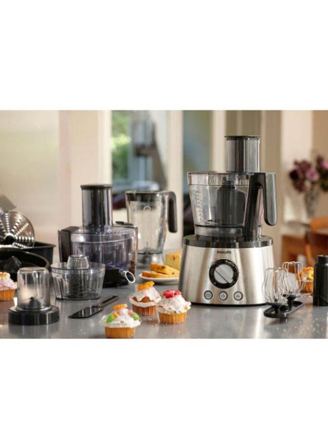 Countertop Food Processor 2 L 1300 W HR7778/01 Silver/Clear/Black