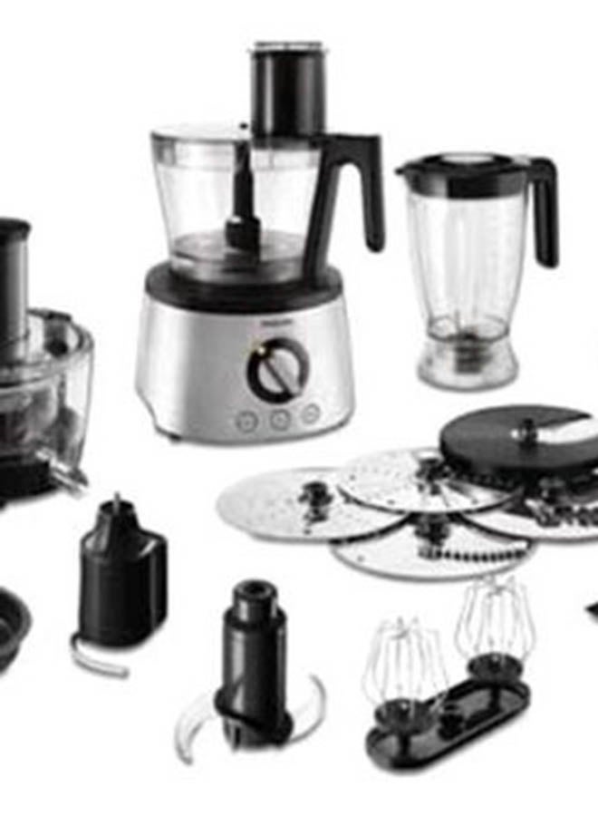 Countertop Food Processor 2 L 1300 W HR7778/01 Silver/Clear/Black