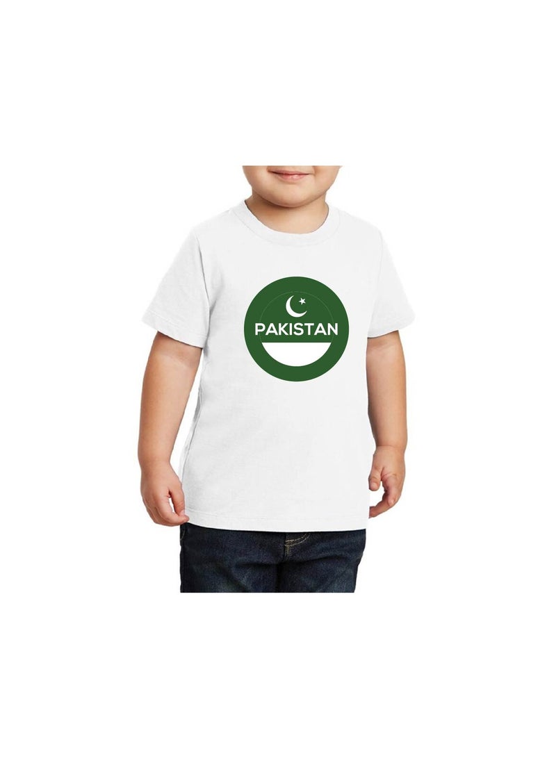 Pakistan Independence Day T Shirt for Boys, Cap, Badge, Flag Set Celebrate Pakistan Independence Day with this Kids Combo Pack in Style