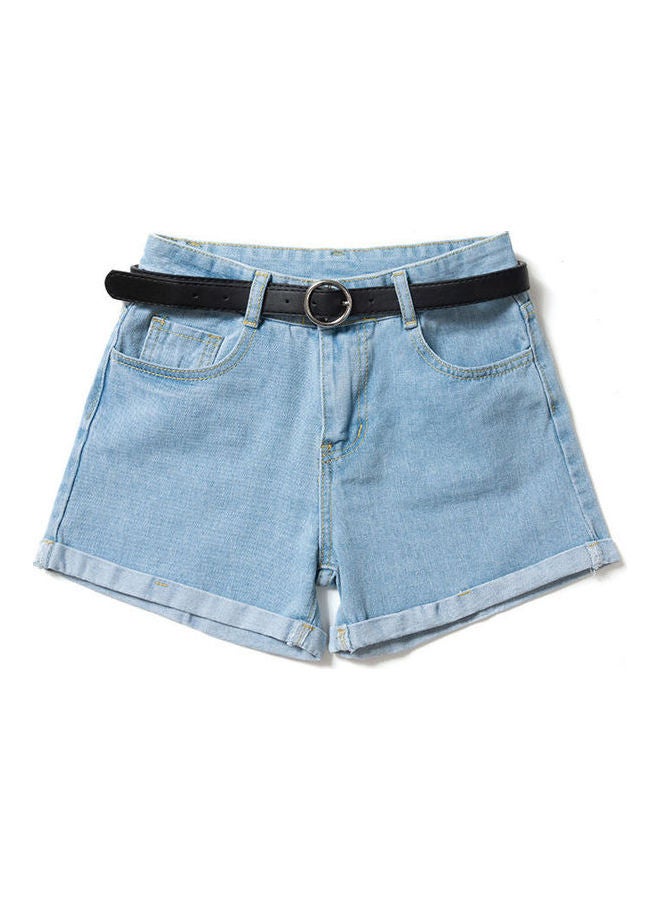 Denim Shorts Light Blue