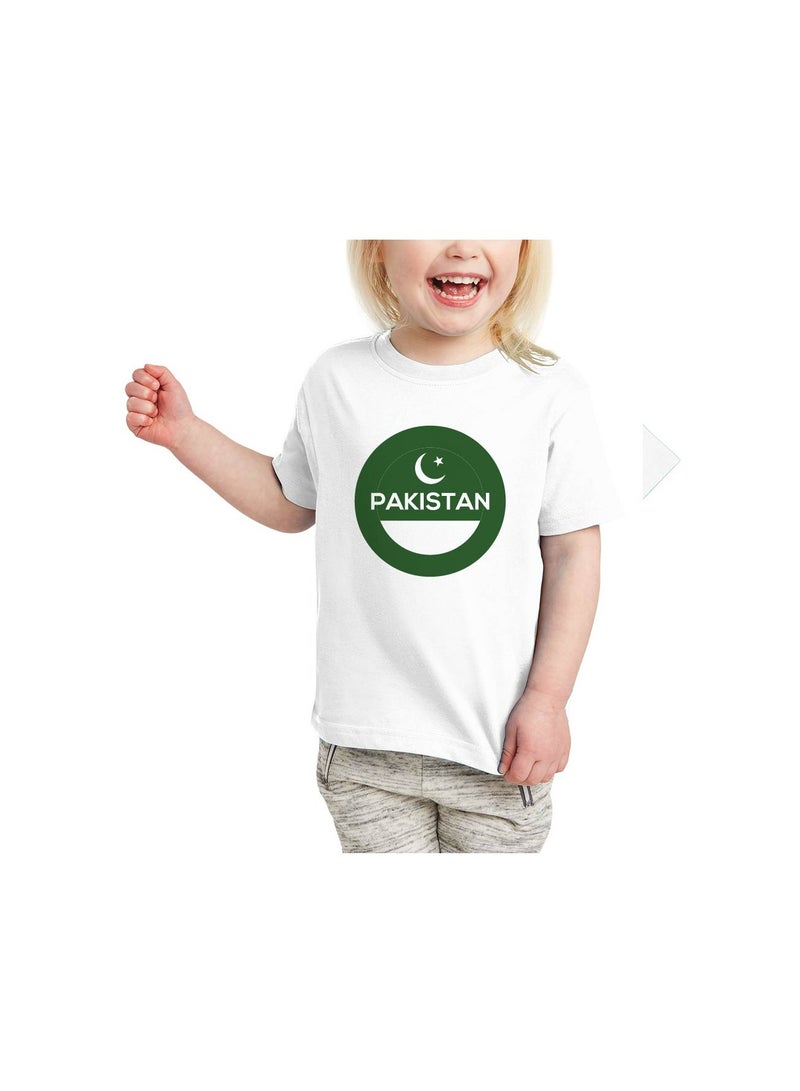 Pakistan Independence Day T Shirt for Girls, Cap, Badge, Flag Set Celebrate Pakistan Independence Day with this Kids Combo Pack in Style