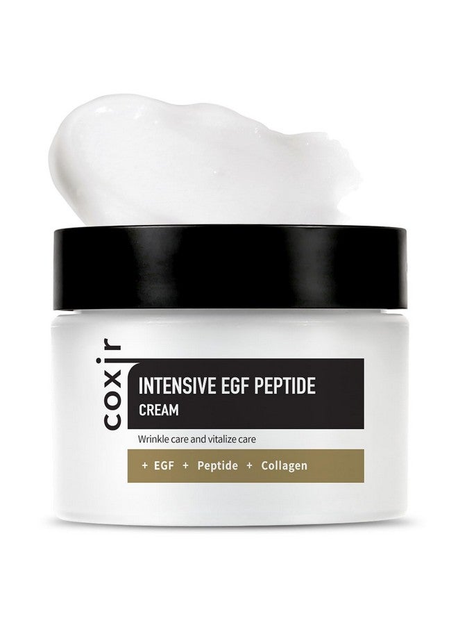 Intensive Egf Peptide Cream L Day&Night Firming Cream For Dull Damaged Dry Aged Skin L Egf Peptide Niacinamide Panthenol Collagen L Korean Skincare [50Ml/1.69Fl.Oz]