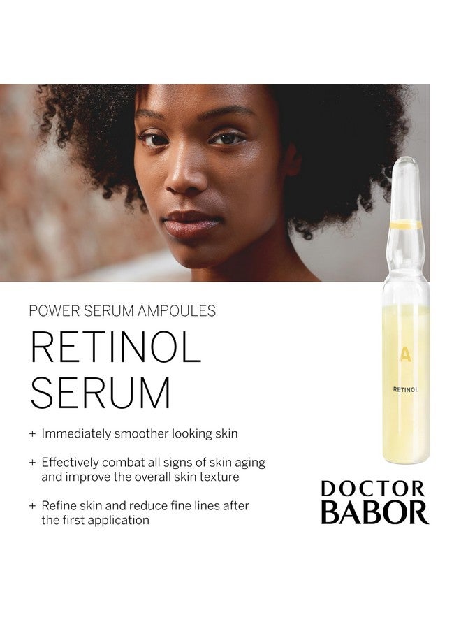 Power Serum Ampoules Retinol Serum 7 Days To Renewed Skin Counteract Signs Of Premature Aging