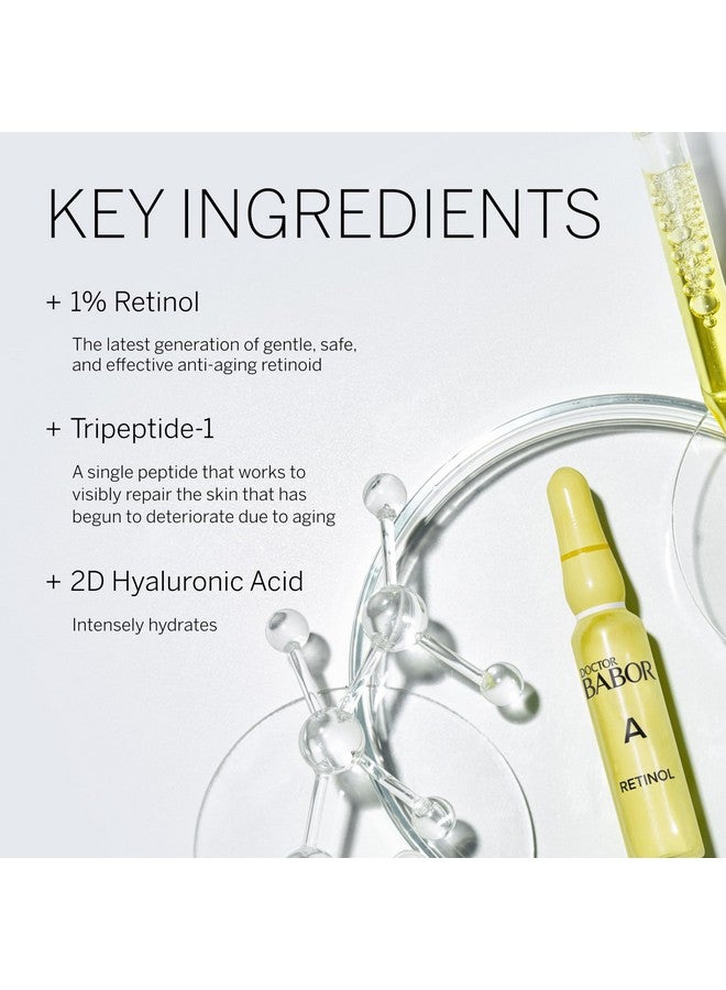 Power Serum Ampoules Retinol Serum 7 Days To Renewed Skin Counteract Signs Of Premature Aging