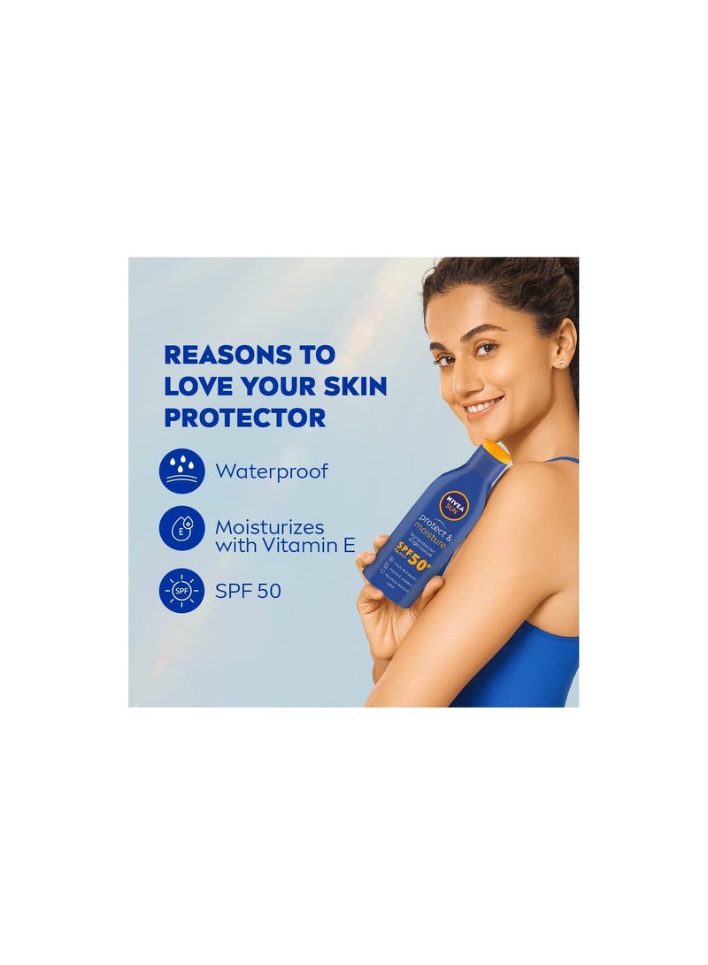 NIVEA Sunscreen Lotion (125ml, SPF 50)