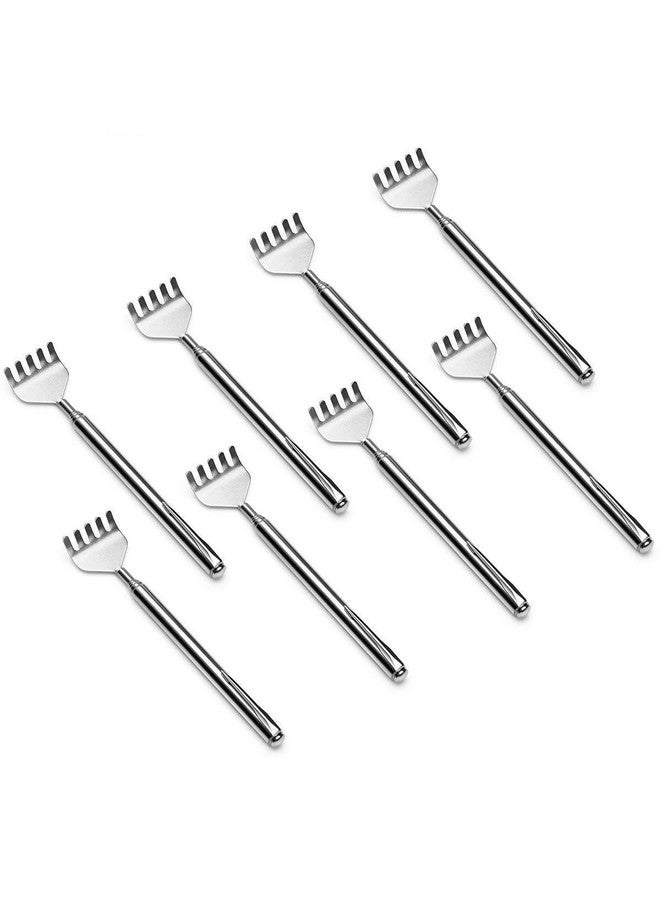 Claw Back Scratcher Extendable, Metal Portable Telescopic Backscratchers 8 Pack For Men Women