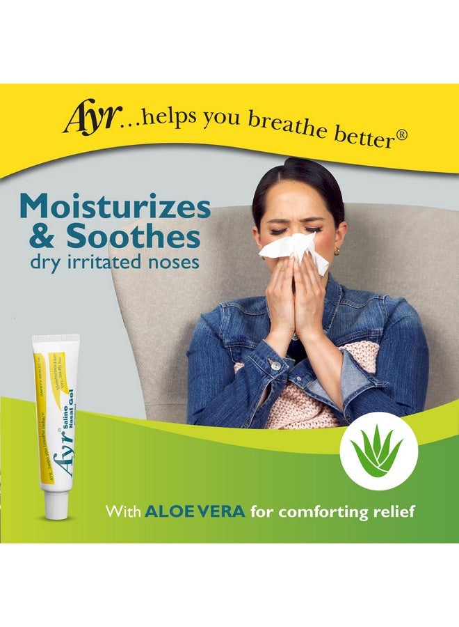 Saline Nasal Gel, With Soothing Aloe, 0.5 Ounce Tube (Pack Of 1)