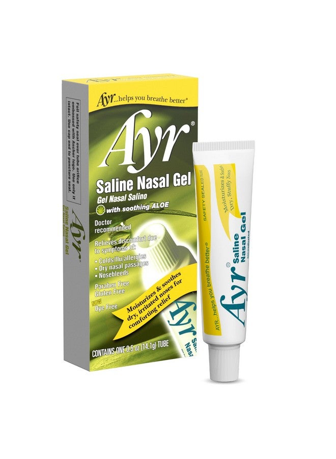 Saline Nasal Gel, With Soothing Aloe, 0.5 Ounce Tube (Pack Of 1)