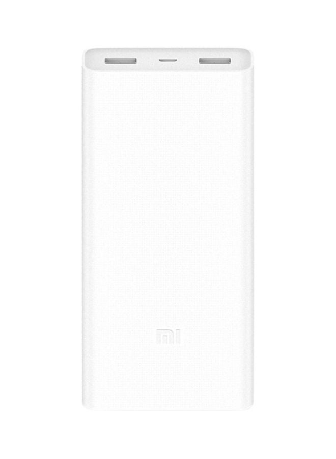 20000.0 mAh Mi Power Bank 2C Portable White